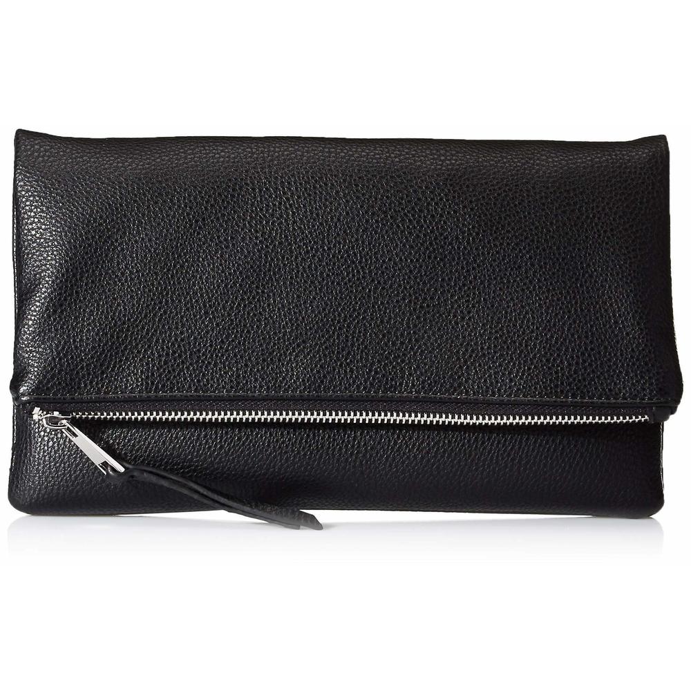 Southampton Zier Foldover Clutch, Black, One Size Uwu :P